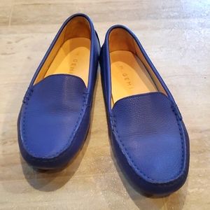M Gemi Indigo Blue Color All Leather Loafers
